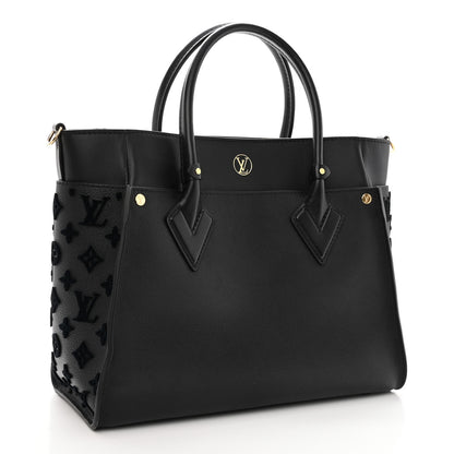 Louis Vuitton Calfskin Monogram Tufting On My Side Black 2 of 9