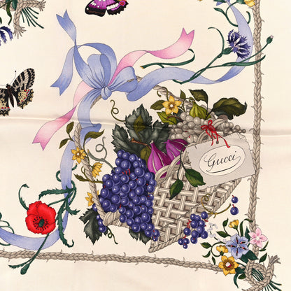 Gucci Silk Twill Butterfly Square Scarf 2 of 4