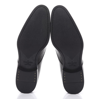 Louis Vuitton Taiga Mens City Derby 9.5 Black 5 of 7
