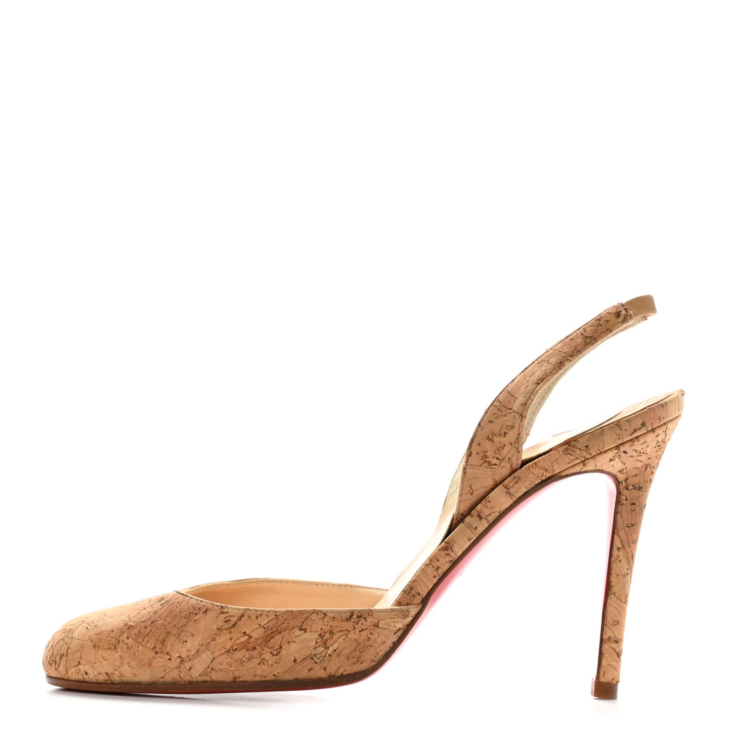 Cork Slingback Pumps 37 Natural