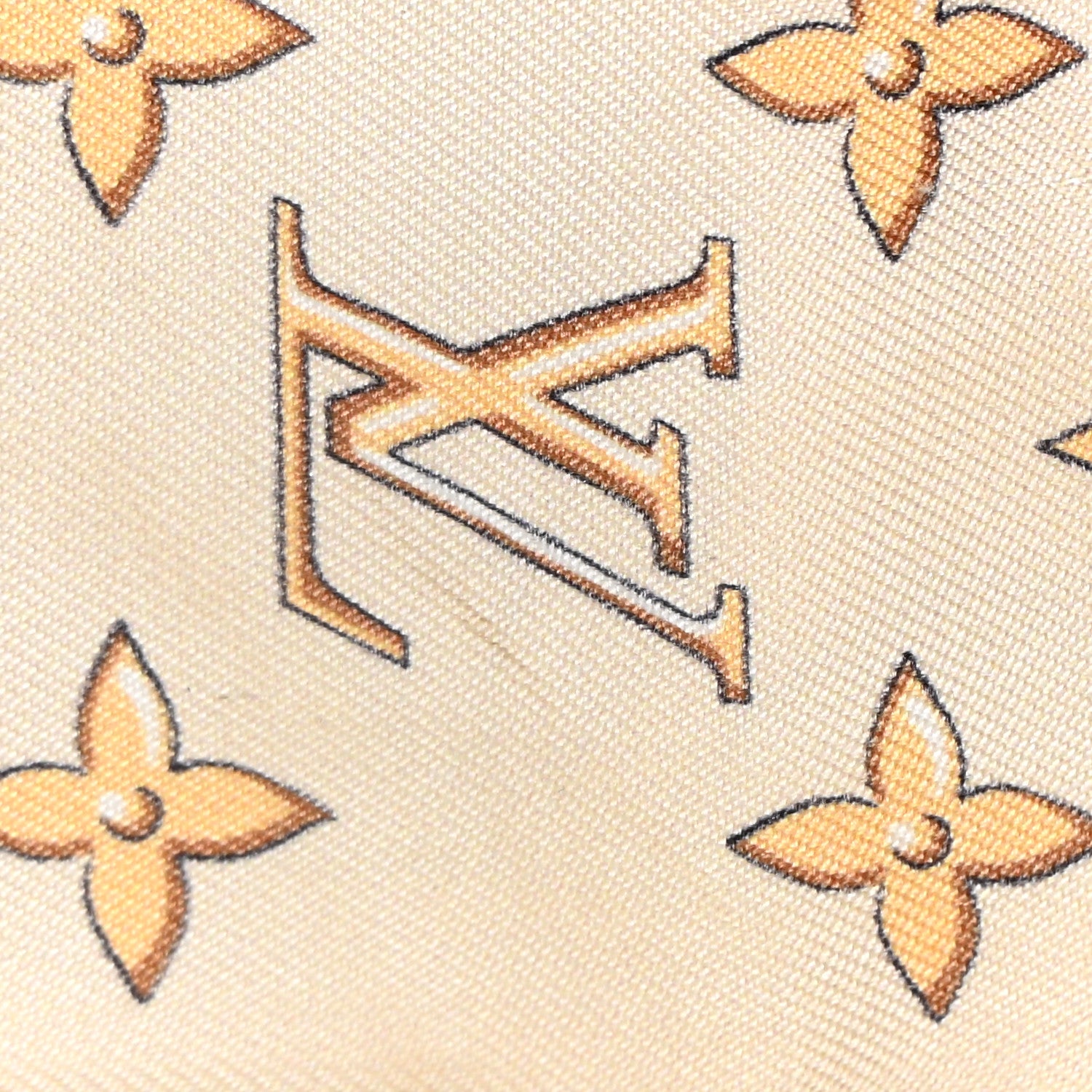 Louis Vuitton Silk Louisette BB Bandeau Gold 4 of 10