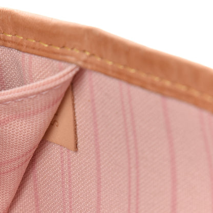 Louis Vuitton Damier Azur Neo Neverfull MM Rose Ballerine 8 of 12