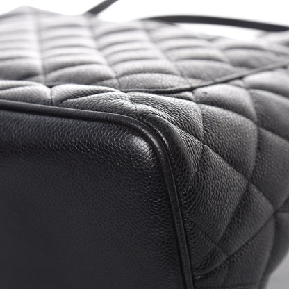Chanel Caviar Quilted Medallion Tote Black 10 of 11