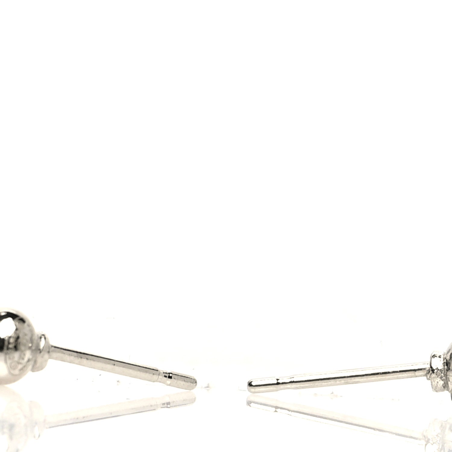 Chanel Baguette Crystal CC Drop Earrings Silver 3 of 3