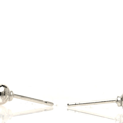 Chanel Baguette Crystal CC Drop Earrings Silver 3 of 3