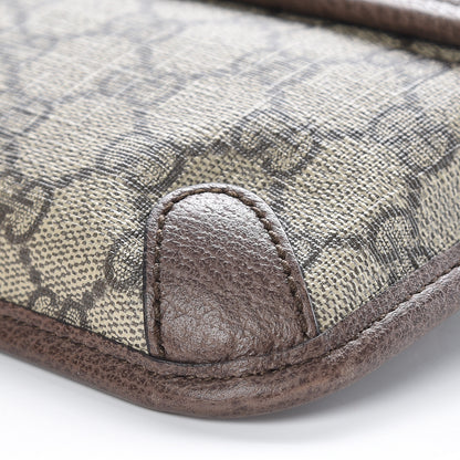 Gucci GG Supreme Monogram Neo Vintage Web Belt Bag Brown 15 of 15
