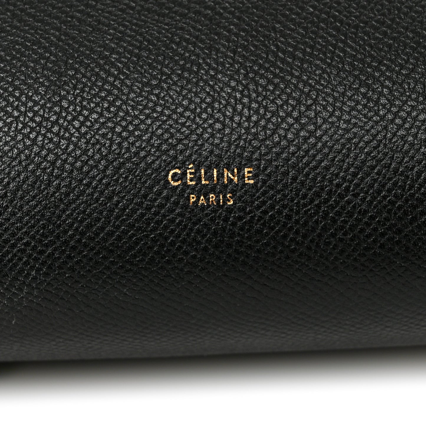 Grained Calfskin Mini Belt Bag Black