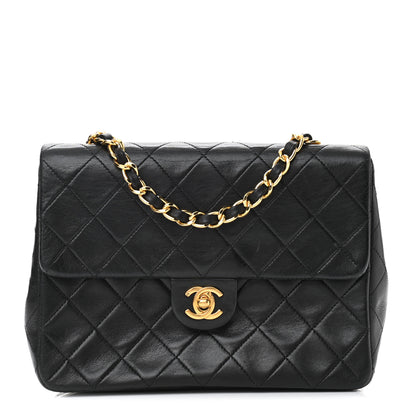 Chanel Lambskin Quilted Small Single Flap Black 1 of 11