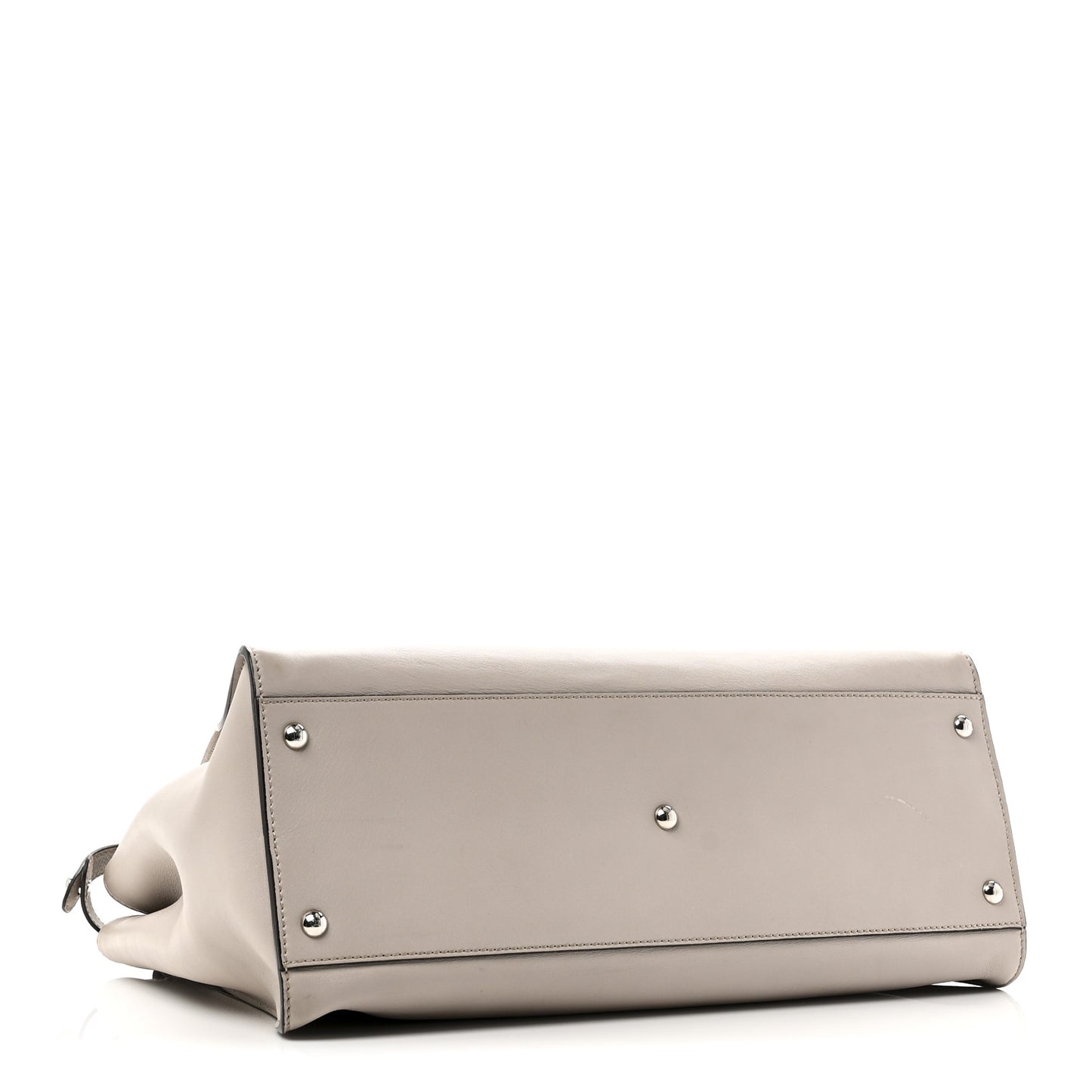 Vitello Seta Plexiglass Granite Large Peekaboo Iconic Satchel Polvere