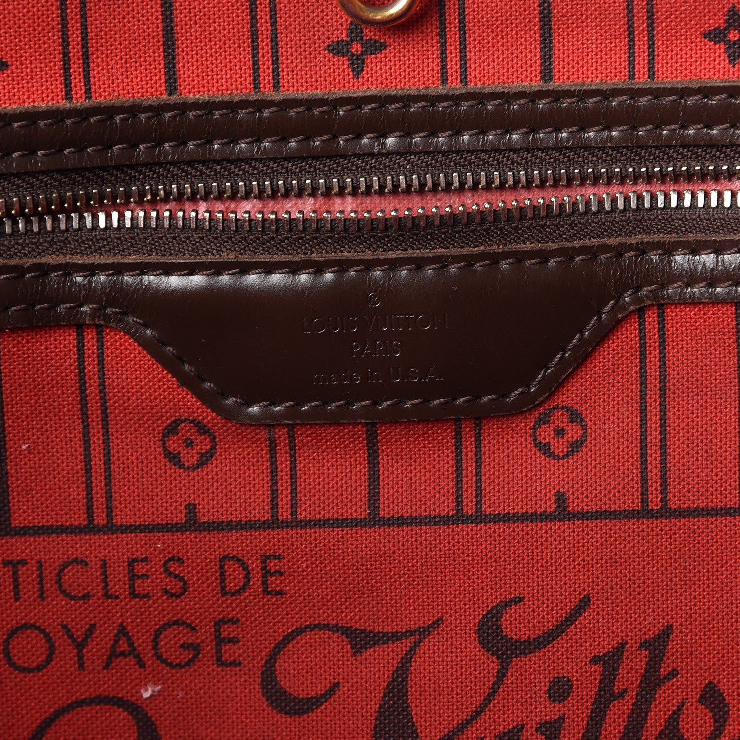 Louis Vuitton Damier Ebene Neverfull GM 6 of 20