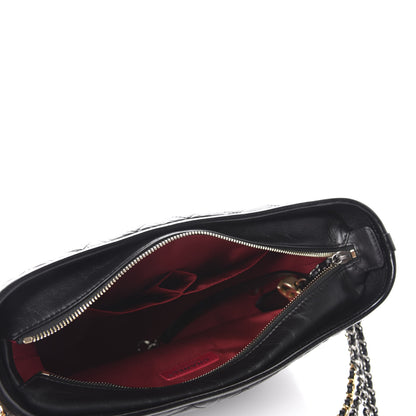 Chanel Aged Calfskin Quilted Medium Gabrielle Hobo Black 5 of 11