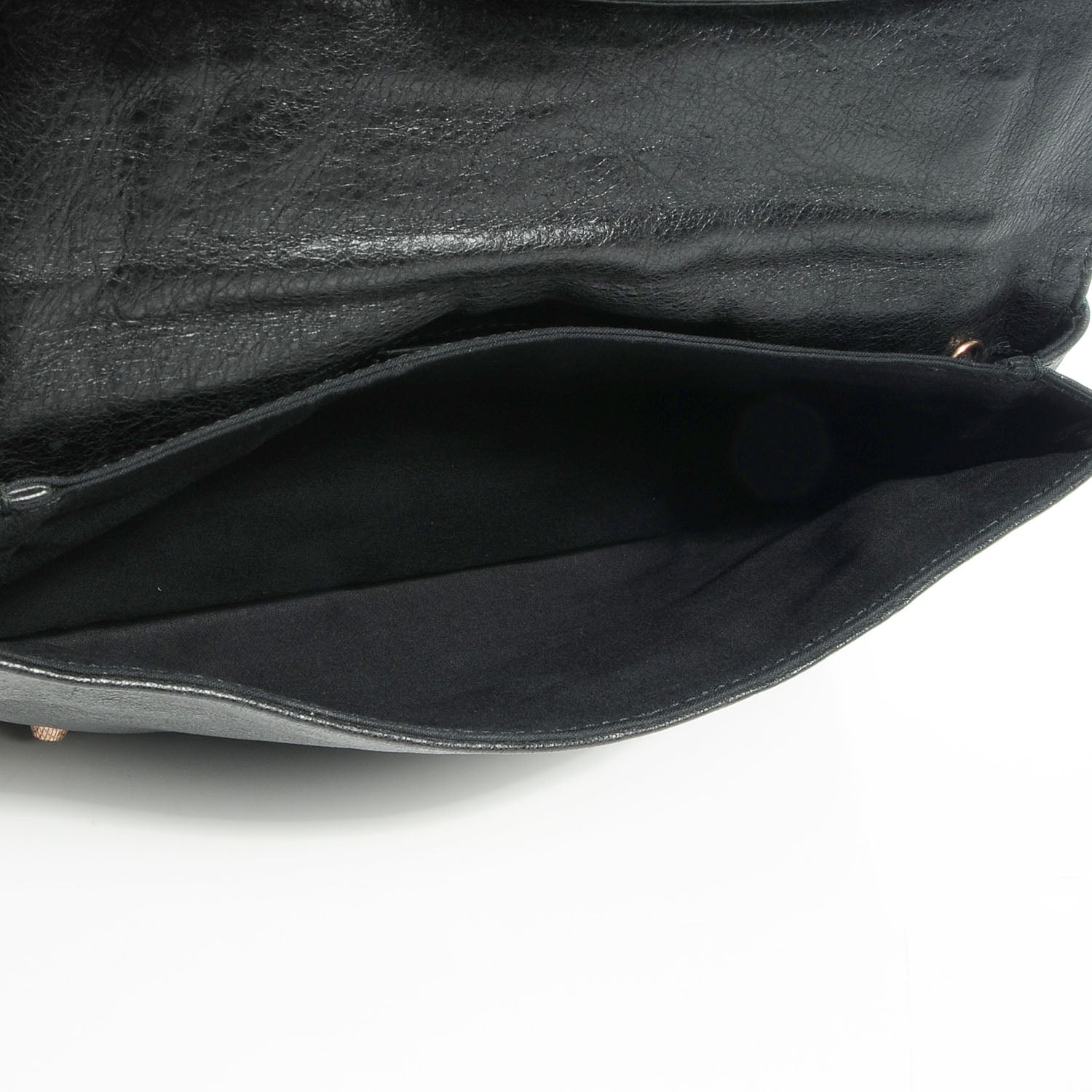Balenciaga Agneau Giant 12 Rose Gold Hardware Envelope Clutch Black 11 of 13