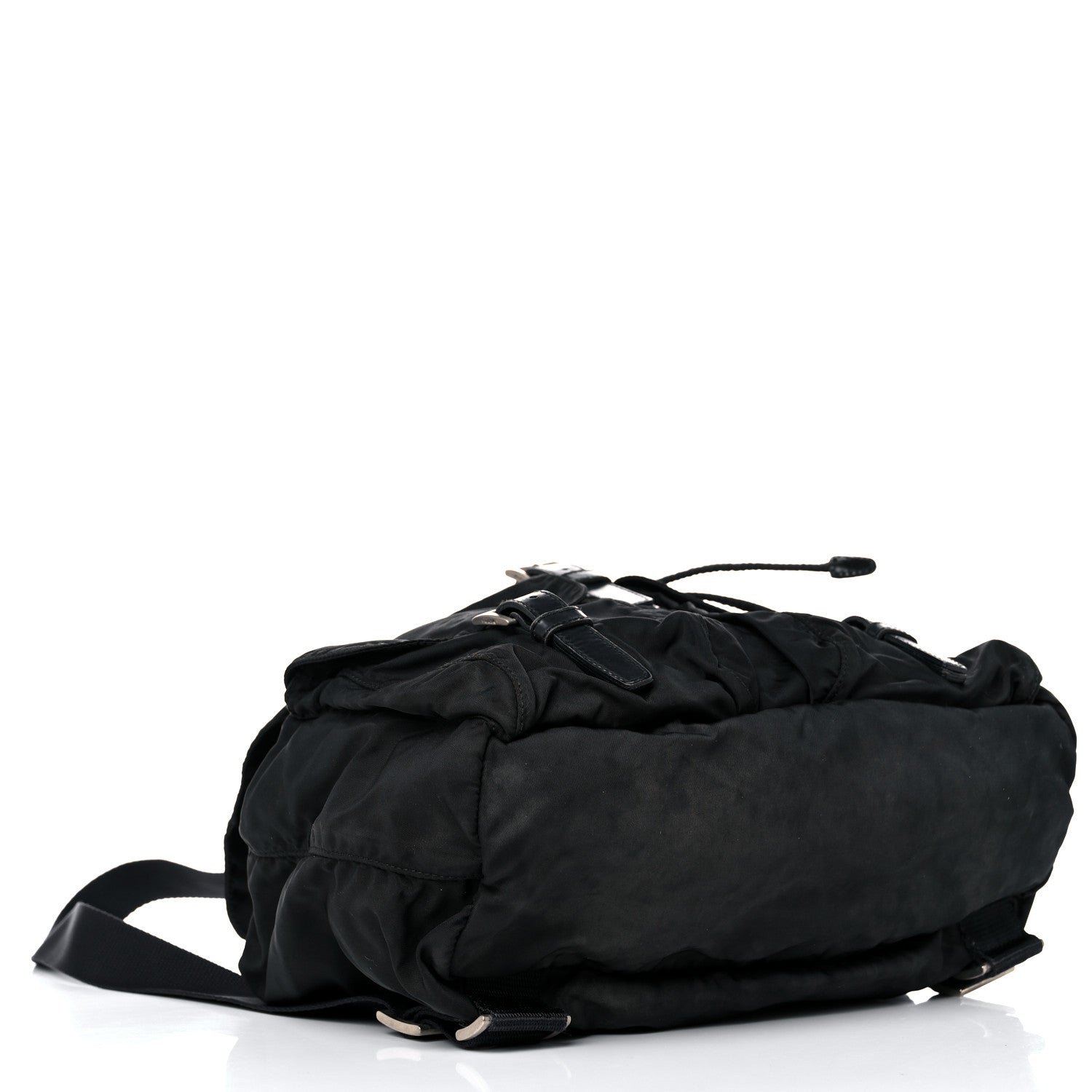 Prada Nylon Vela Medium Backpack Black 4 of 25