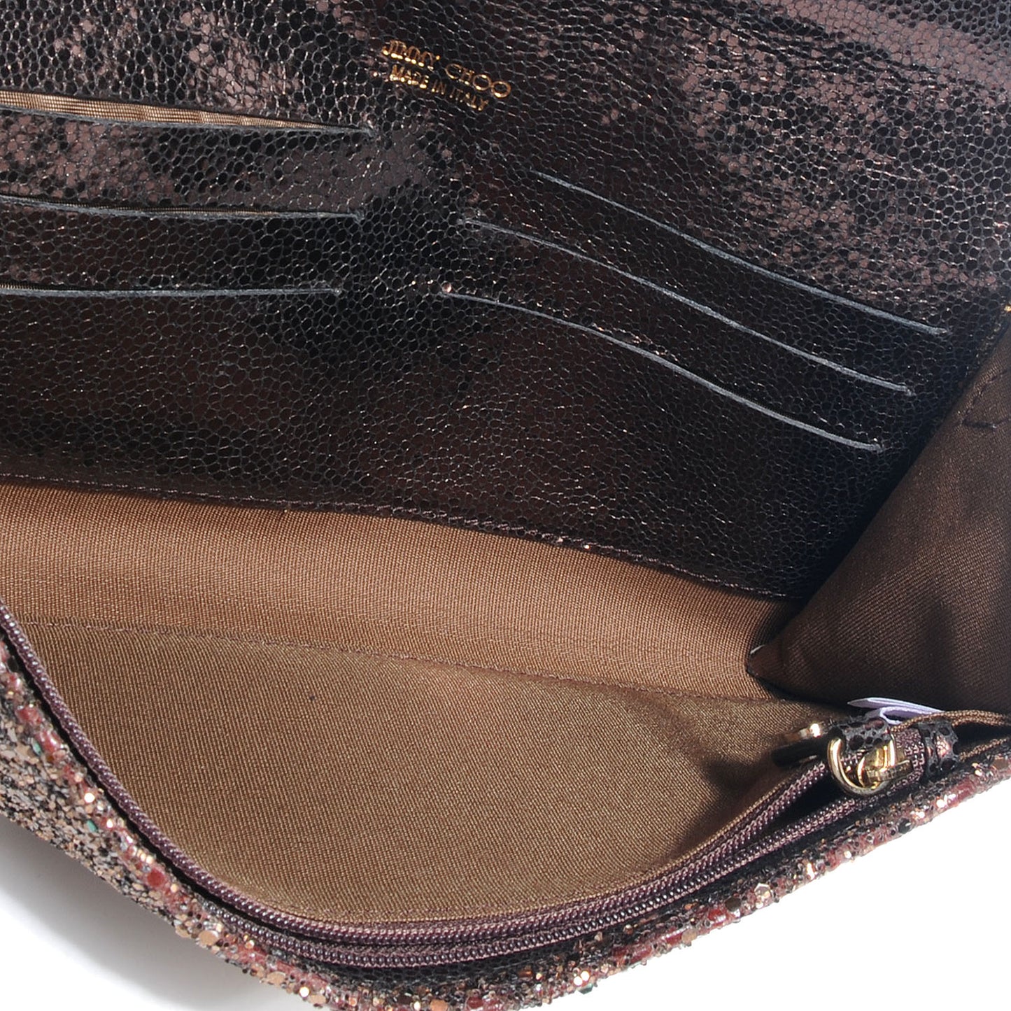 Glitter Riane Clutch Copper