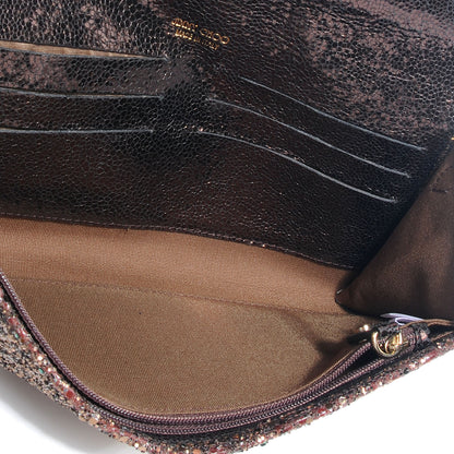 Jimmy Choo Glitter Riane Clutch Copper 5 of 10