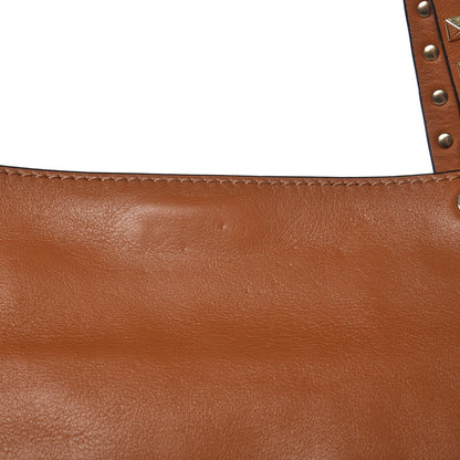 Valentino Garavani Calfskin Medium Rockstud Tote Light Cuir 8 of 9