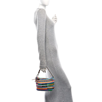 Miu Miu Fabric Crochet Pouch Multicolor 2 of 10
