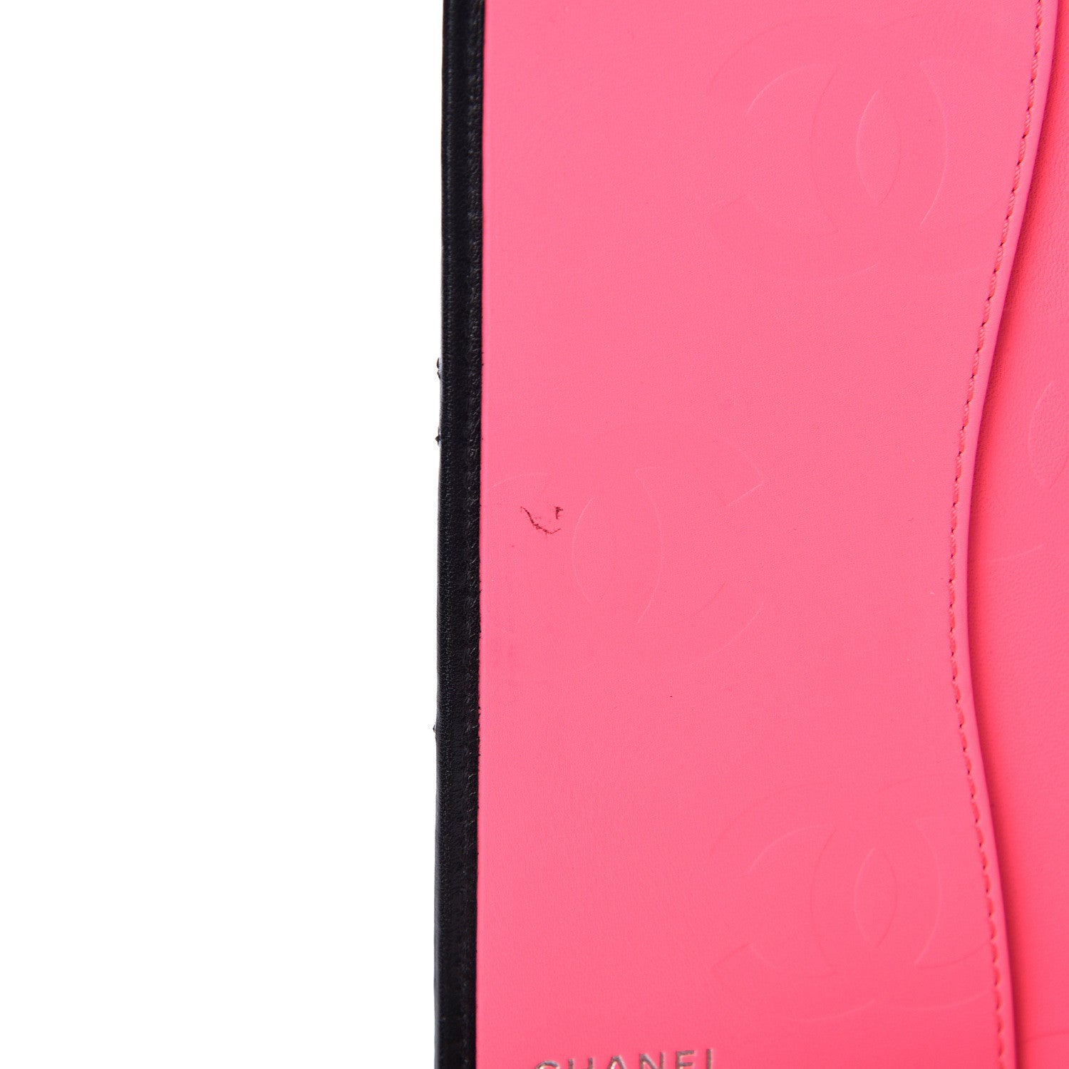 Chanel Calfskin Quilted Small Cambon Agenda Planner Black White 8 of 10