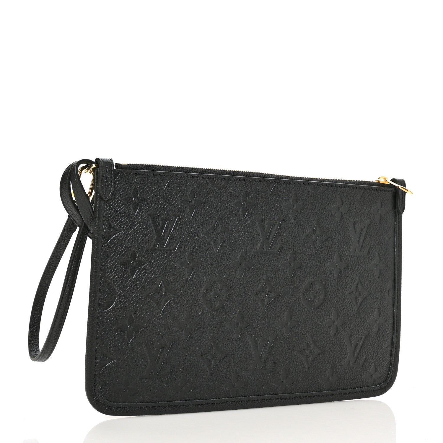 Louis Vuitton Empreinte Monogram Giant Neverfull MM Pochette Black 2 of 5
