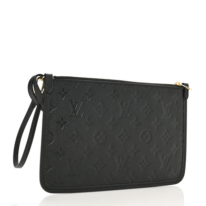 Louis Vuitton Empreinte Monogram Giant Neverfull MM Pochette Black 2 of 5
