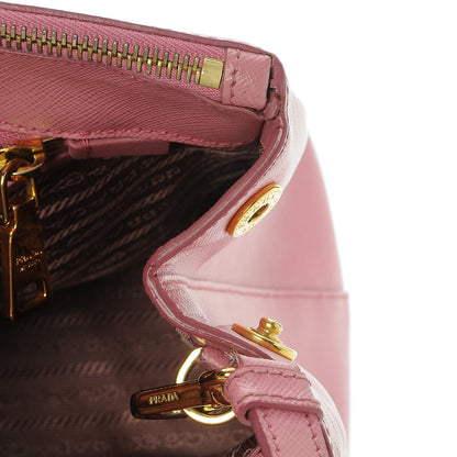Prada Saffiano Medium Galleria Double Zip Tote Geranio 11 of 12