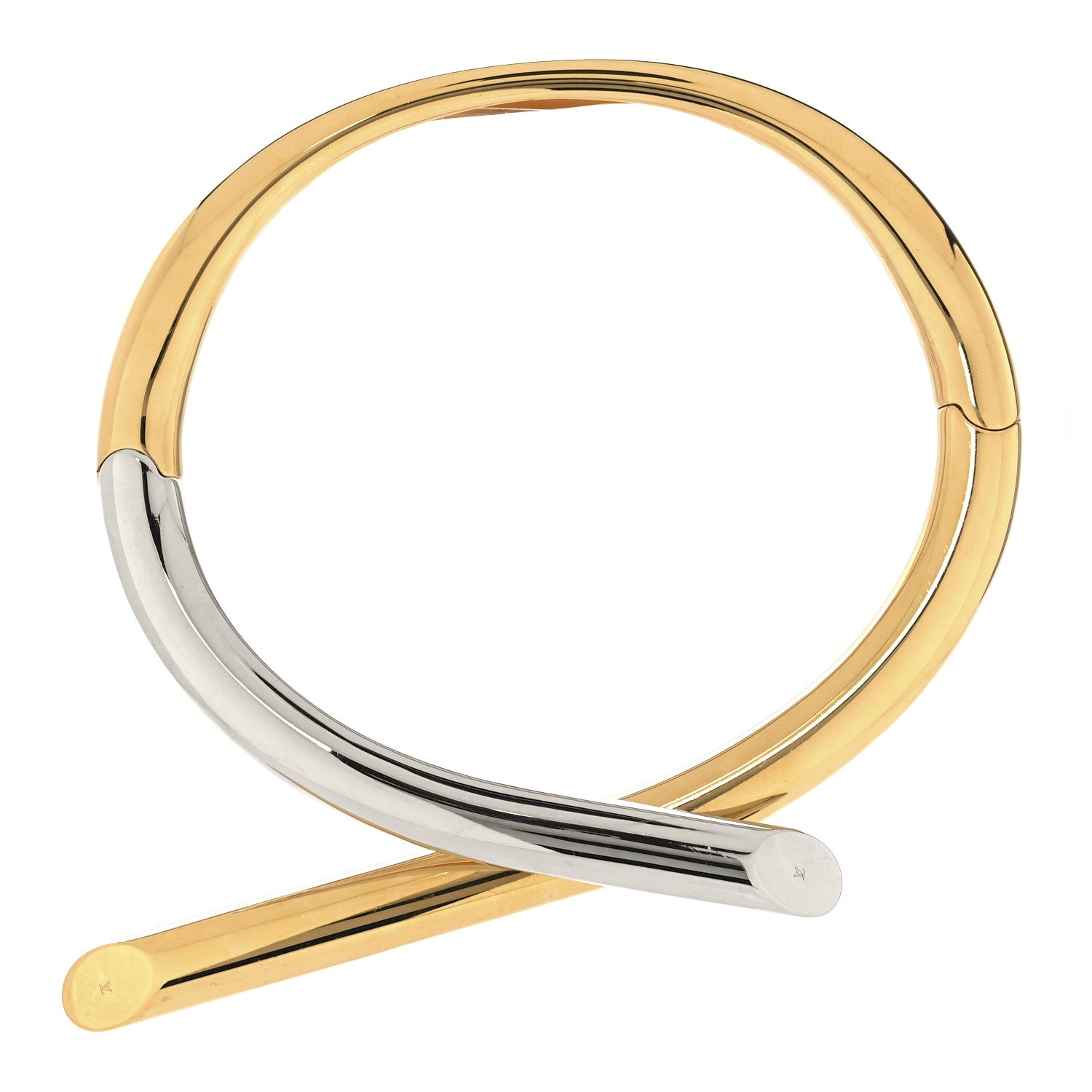 Louis Vuitton Collar Necklace Gold Silver 1 of 4