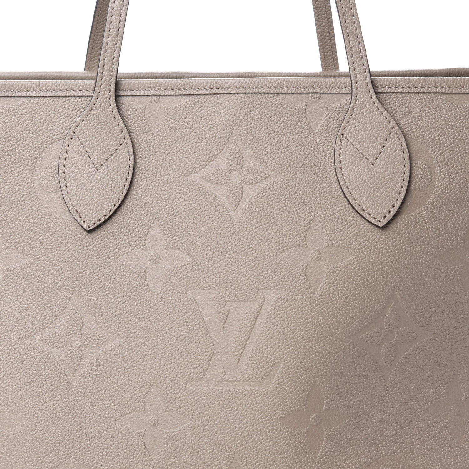Louis Vuitton Empreinte Monogram Giant Neverfull MM Tourterelle 9 of 9