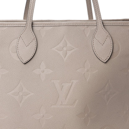 Louis Vuitton Empreinte Monogram Giant Neverfull MM Tourterelle 9 of 9