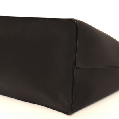 The Row Polished Saddle Calfskin Idaho Top Handle Dark Brown 9 of 11