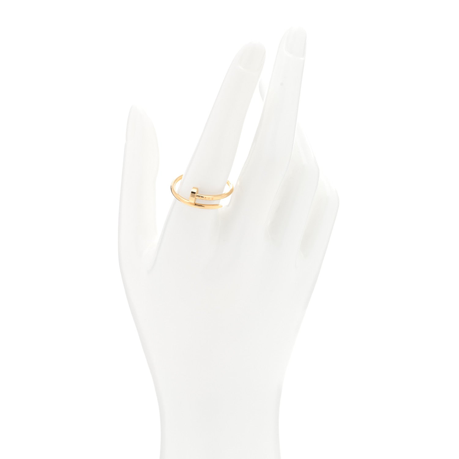 Cartier 18K Yellow Gold Small Juste Un Clou Ring 60 9 2 of 5