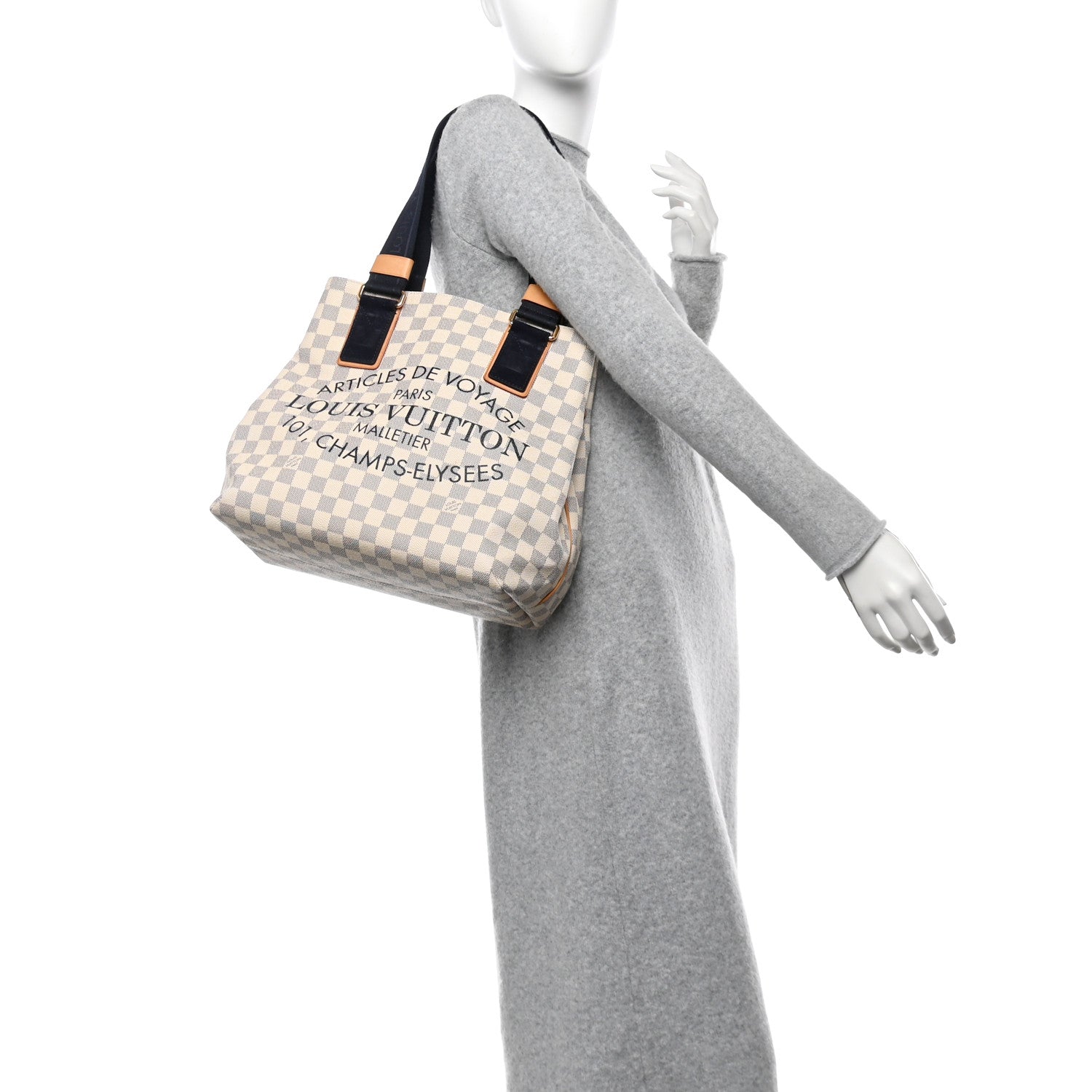 Louis Vuitton Damier Azur Beach Cabas PM 2 of 9