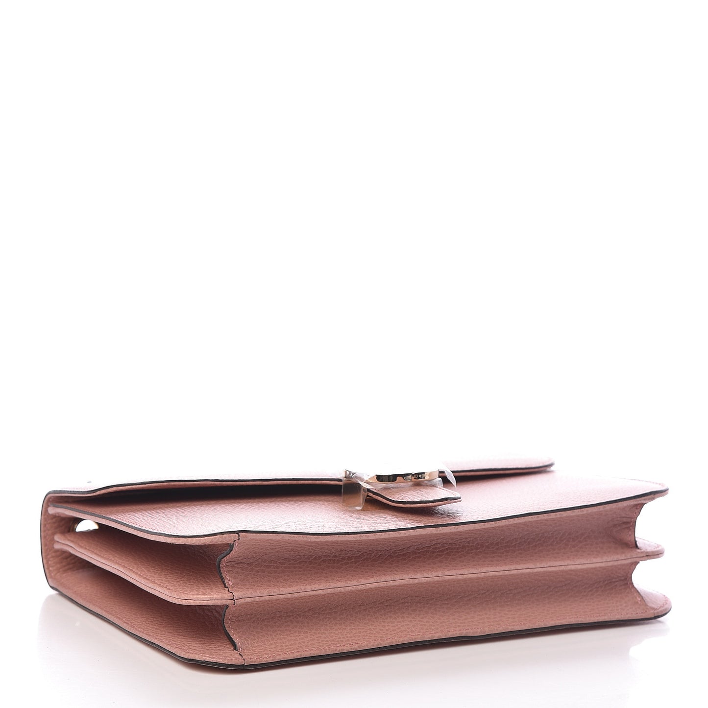 Dollar Calfskin Interlocking G Shoulder Bag Soft Pink