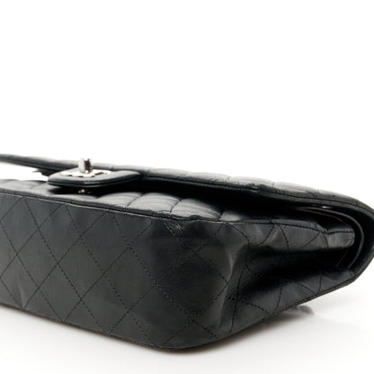 Chanel Lambskin Quilted Medium Double Flap Black 11 of 11