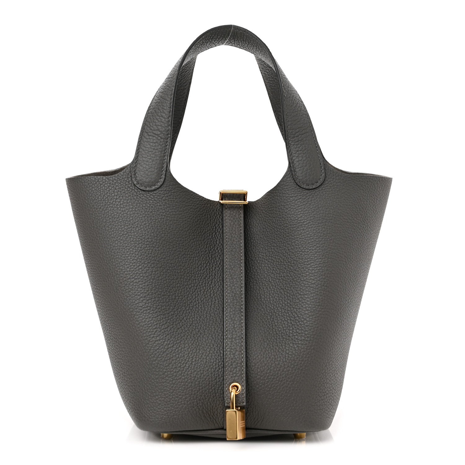 Hermes Taurillon Clemence Picotin Lock 18 PM Gris Meyer 1 of 11