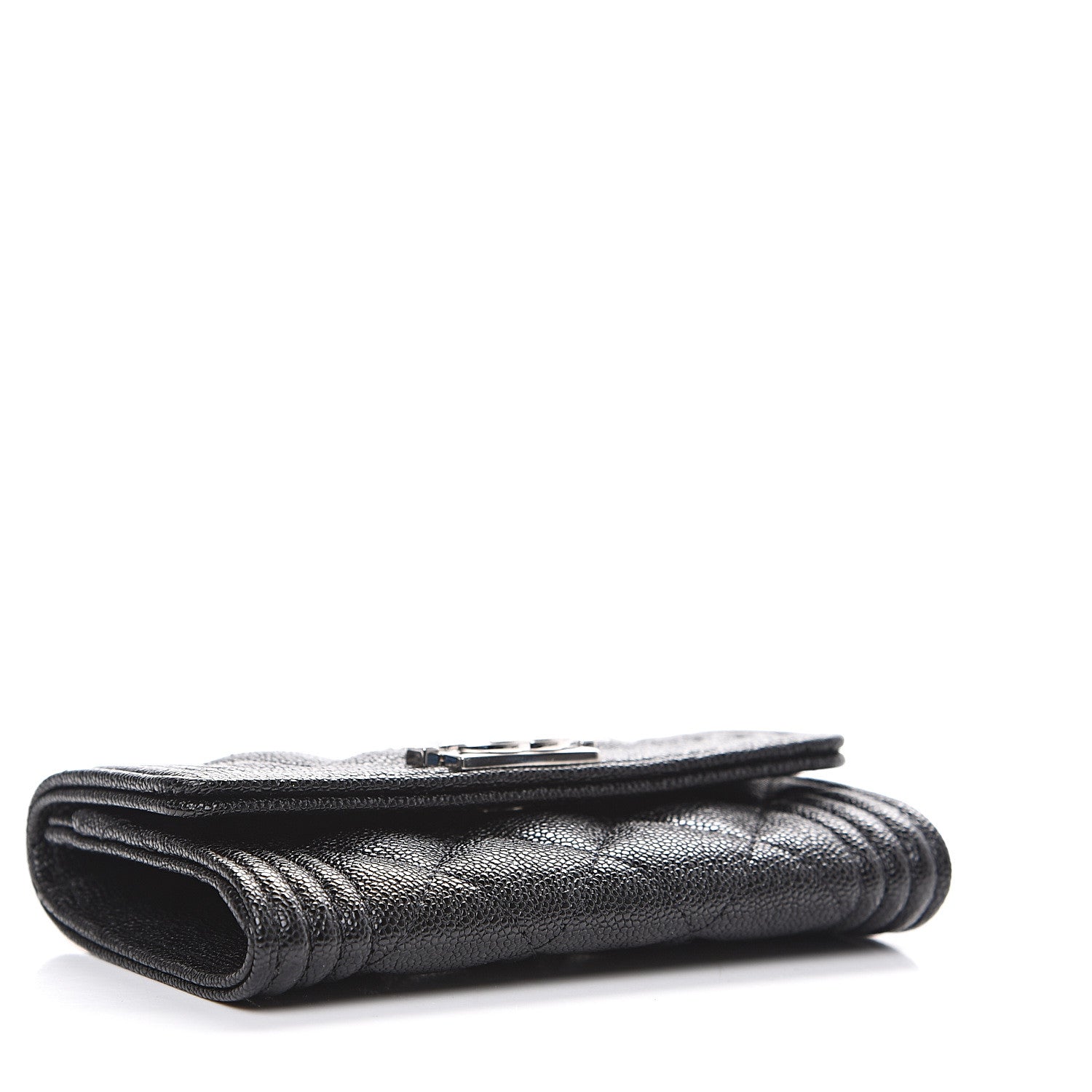 Chanel Caviar Quilted Boy Flap Card Holder Black 3 of 8