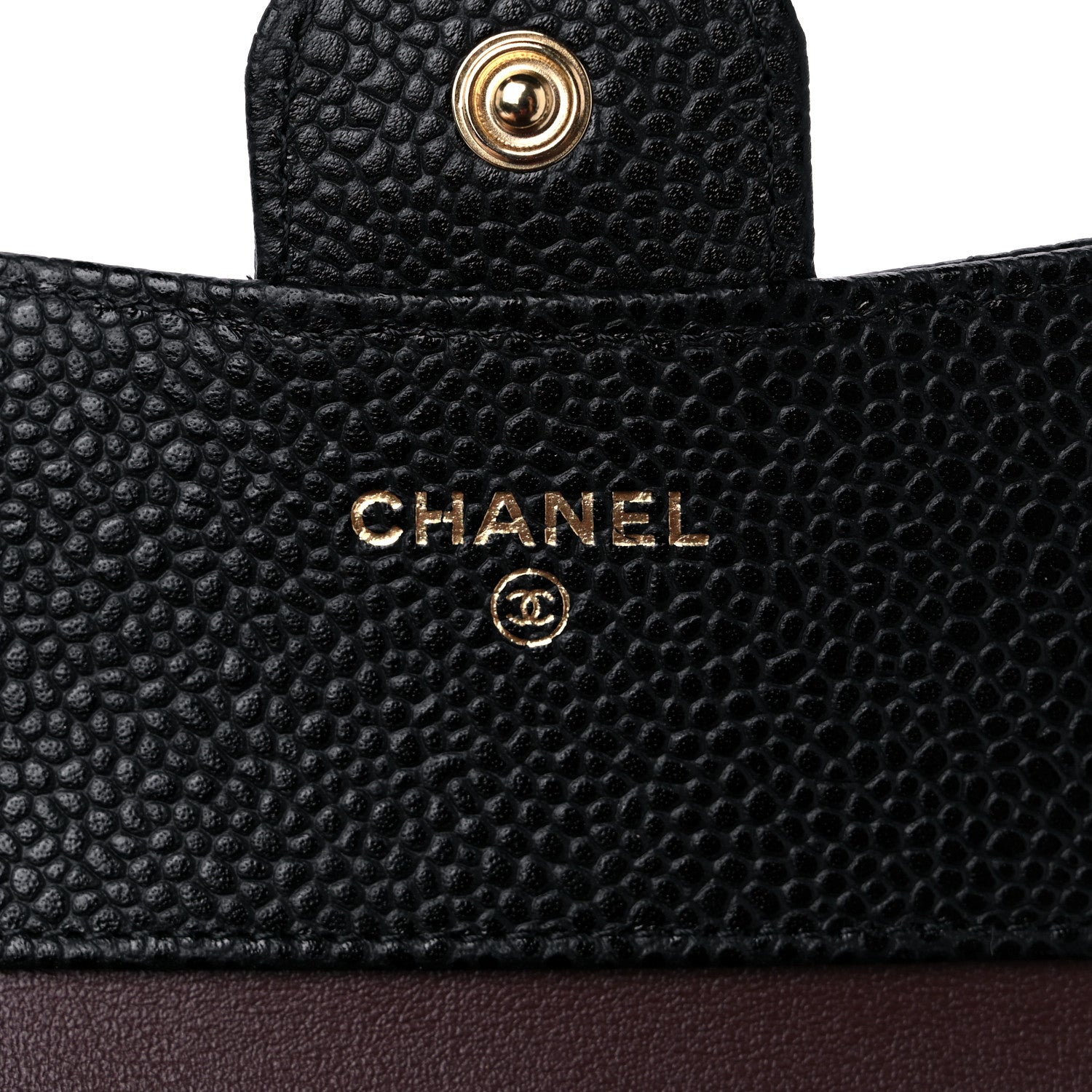Chanel Caviar Quilted Compact Flap Wallet Black 6 of 11