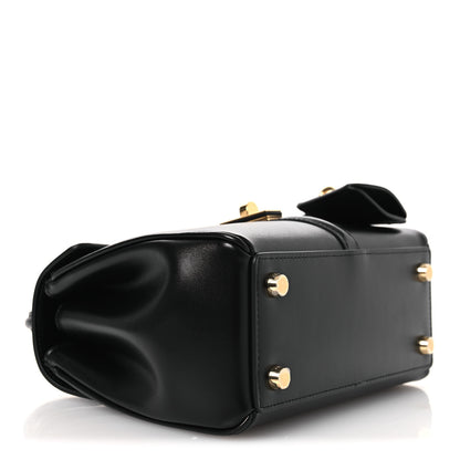 Celine Satinated Calfskin Mini 16 Top Handle Bag Black 3 of 10