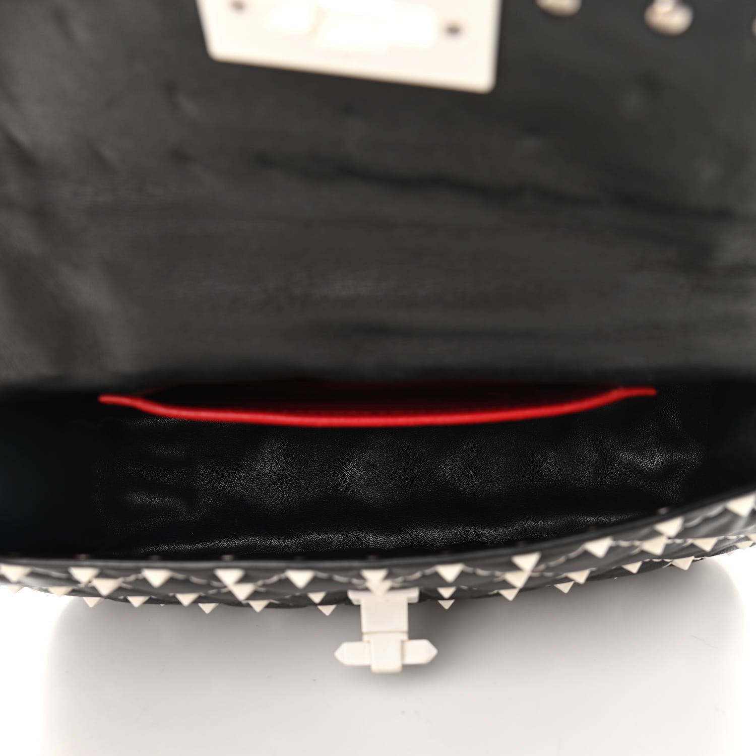 Valentino Garavani Lambskin Small Free Rockstud Spike Shoulder Bag Black 5 of 10