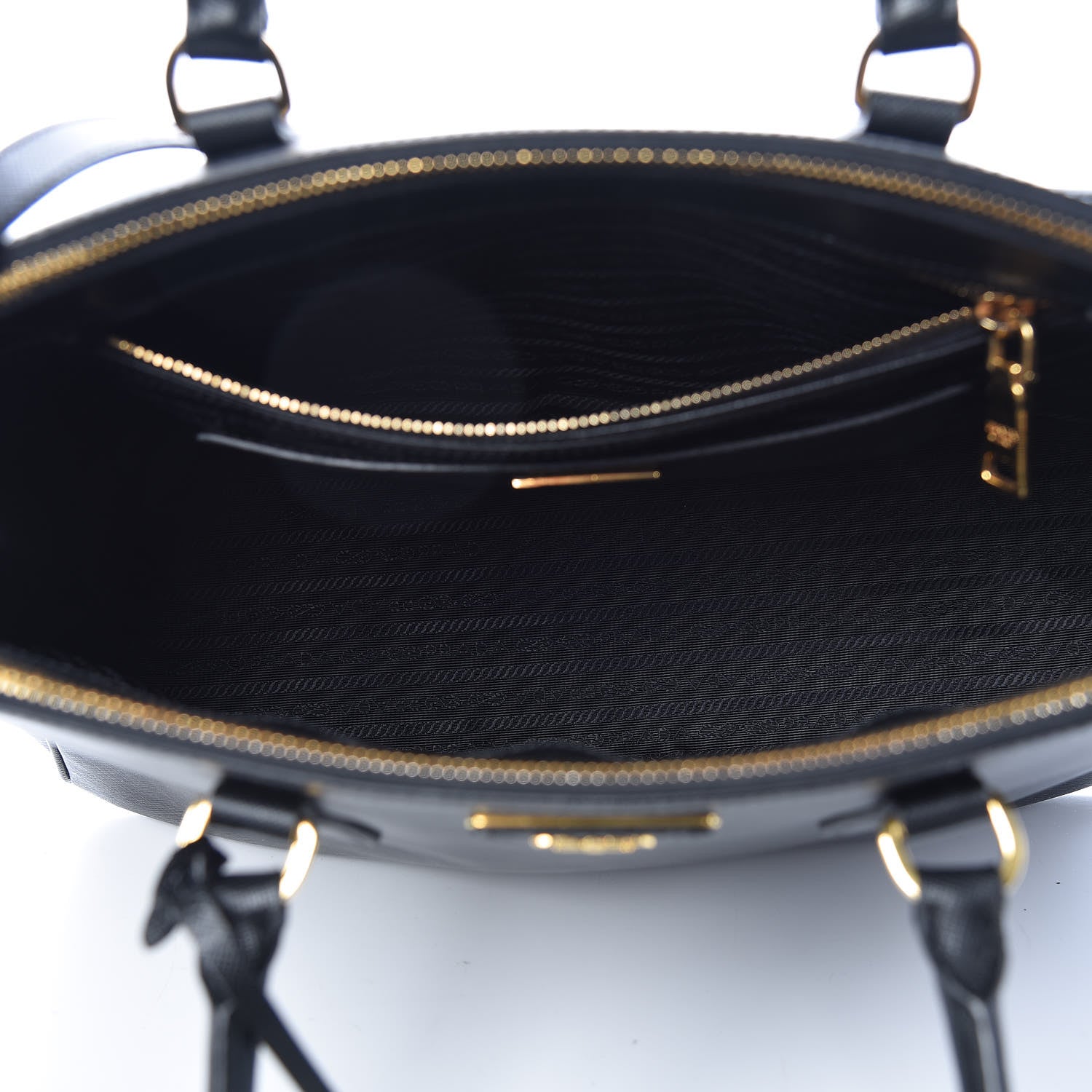 Prada Saffiano Large Galleria Double Zip Tote Black 6 of 15