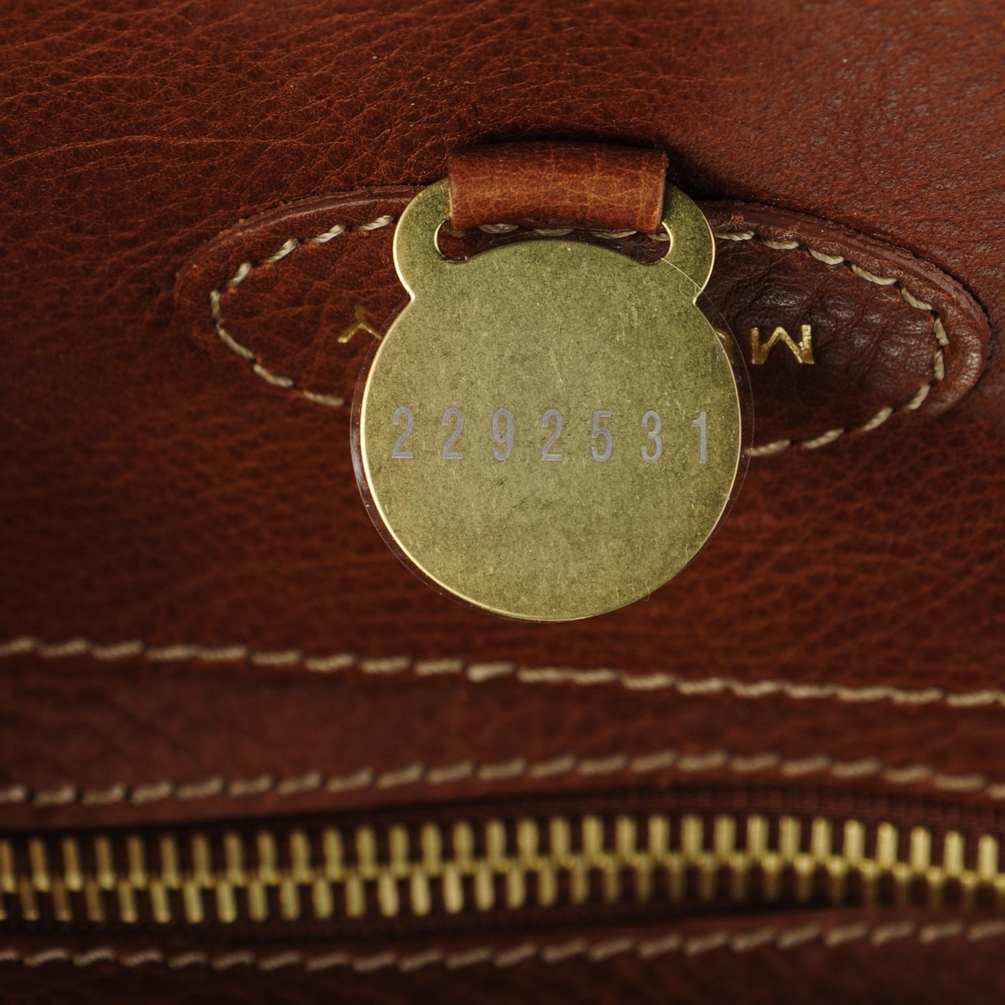 Natural Leather Bayswater Oak