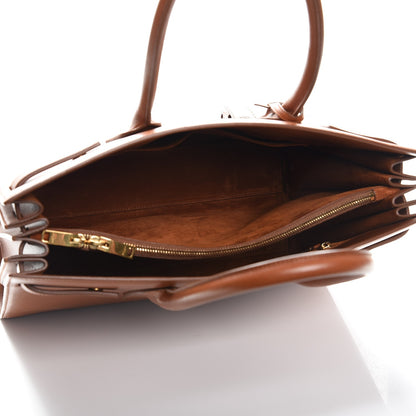 Saint Laurent Calfskin Large Sac De Jour Carryall Cognac 5 of 12