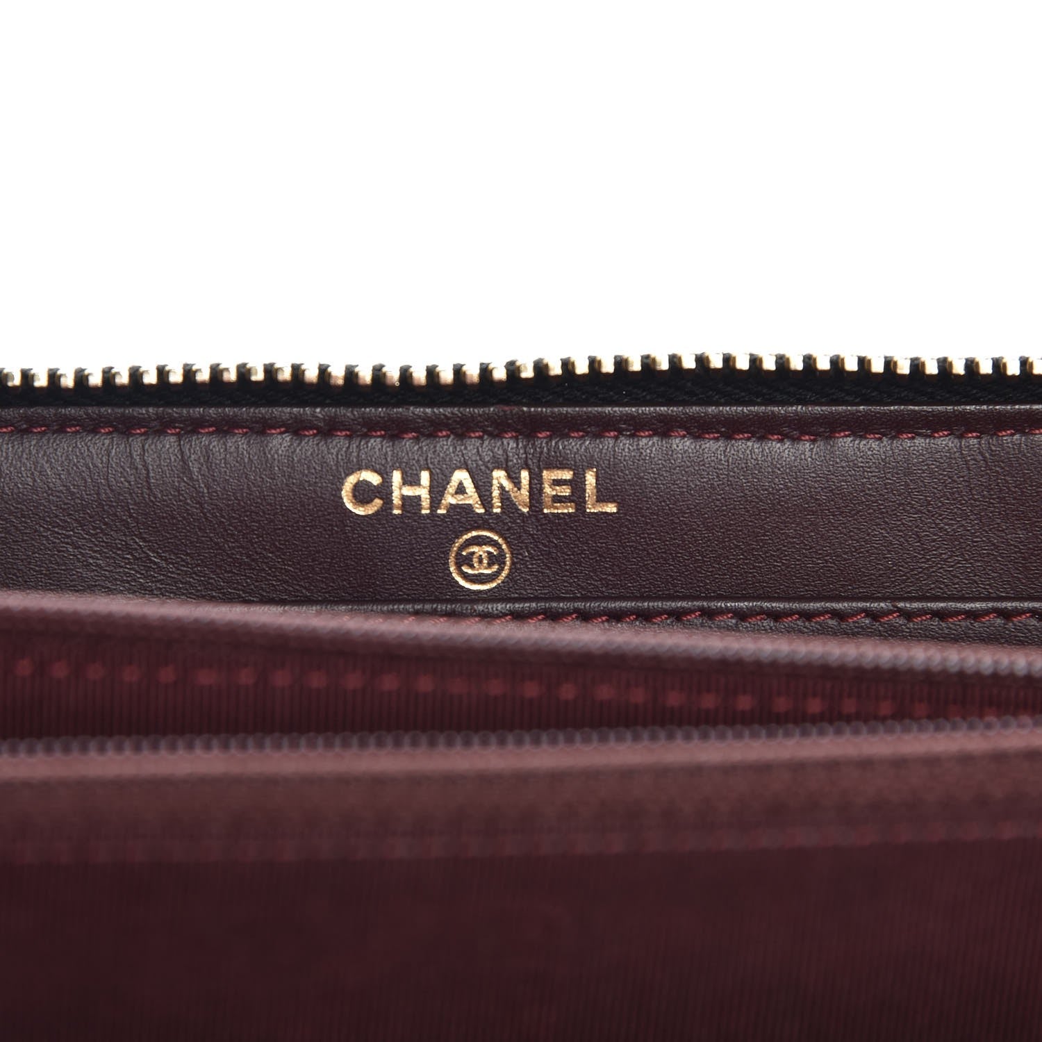 Chanel Caviar Quilted Large Gusset Zip Around Wallet Black 6 of 9