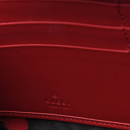 Gucci GG Supreme Monogram Cherries Zip Around Wallet Hibiscus Red 6 of 13