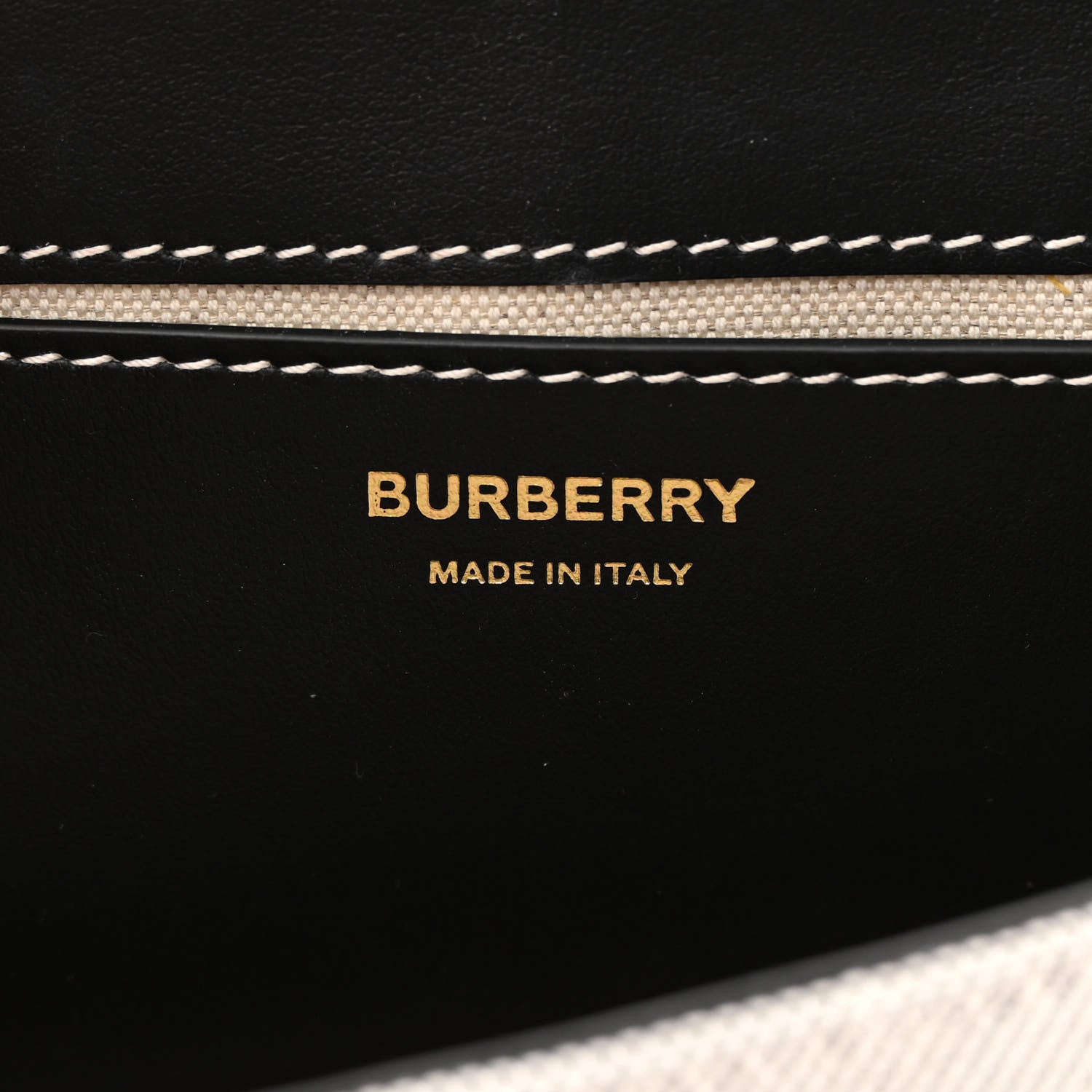 Burberry Canvas Horseferry Print Note Crossbody Bag Grey Black 6 of 12
