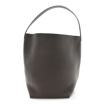 The Row Grained Calfskin Large N/S Park Tote French Grey 1 of 9