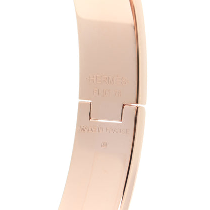 Hermes Enamel Narrow Clic Clac H Bracelet GM White 5 of 5