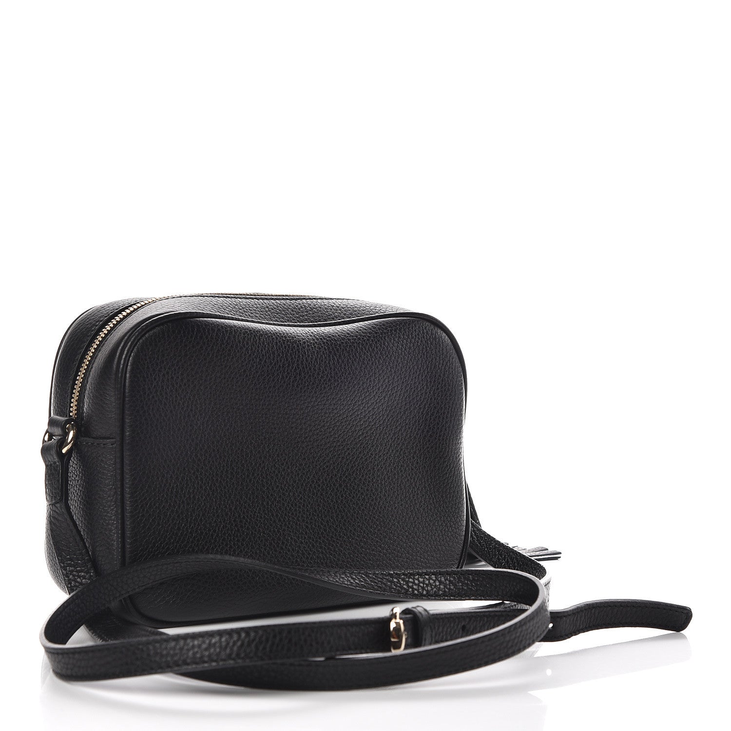 Gucci Pebbled Calfskin Small Soho Disco Bag Black 3 of 9