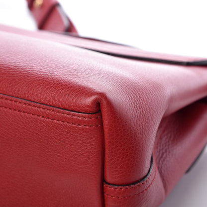 Gucci Cellarius Calfskin GG Marmont Shoulder Bag Vulcanic Red 10 of 11