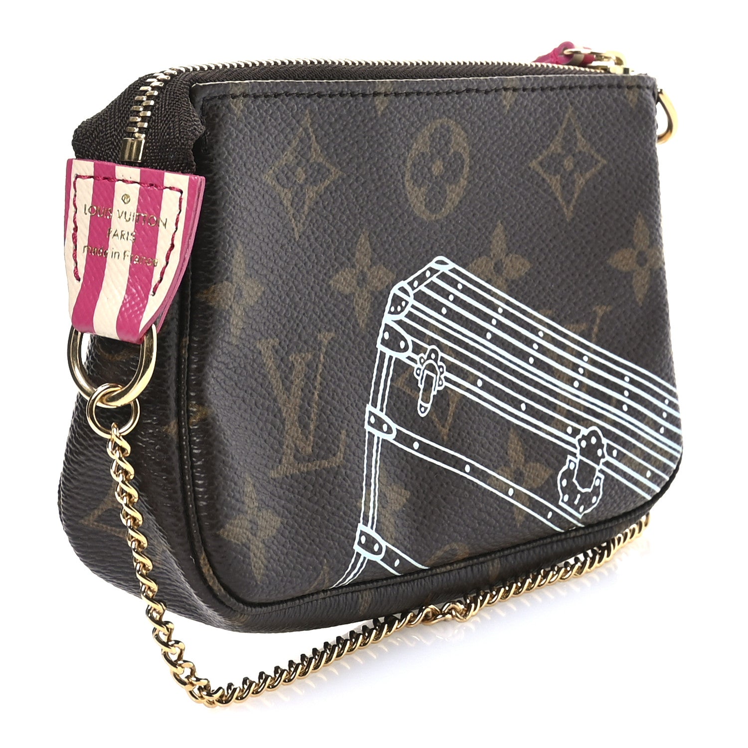 Louis Vuitton Monogram 2014 Christmas Animation Mini Pochette Accessories 3 of 8