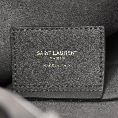 Saint Laurent Calfskin Large Shopping Tote Storm 7 of 14
